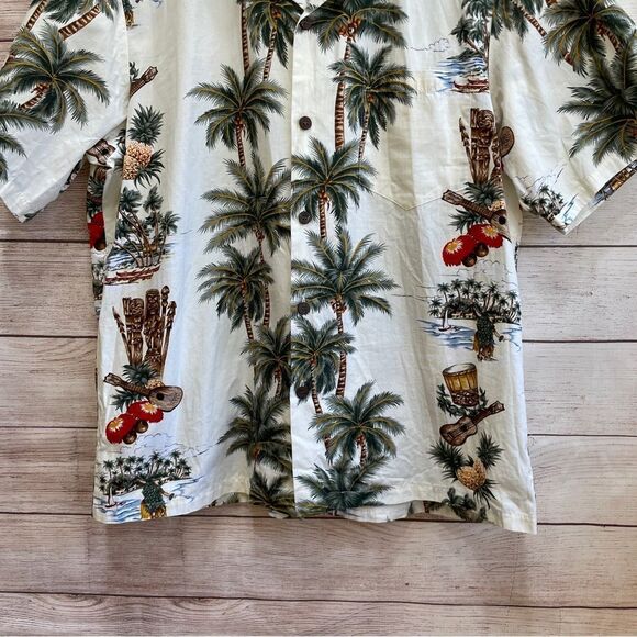 VINTAGE BISHOP ST HAWAIIAN PRINT SHIRT‎ - Picture 3 of 5